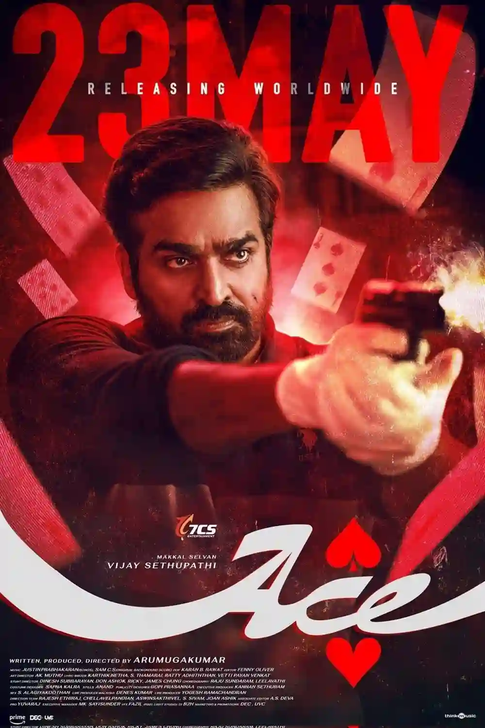 Ace (2025) HDRip ORG [Hindi DD5.1 – Tamil] x264 Esubs