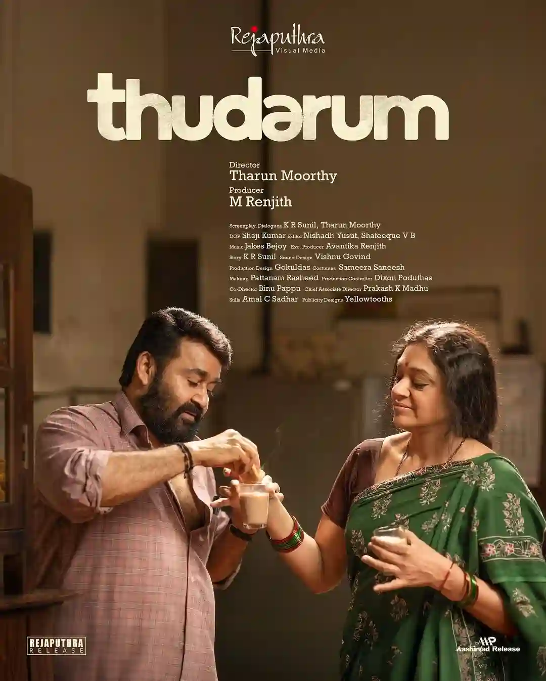 Thudarum (2025) [Hindi-Malayalam] HDRip x264 AAC HC-ESub