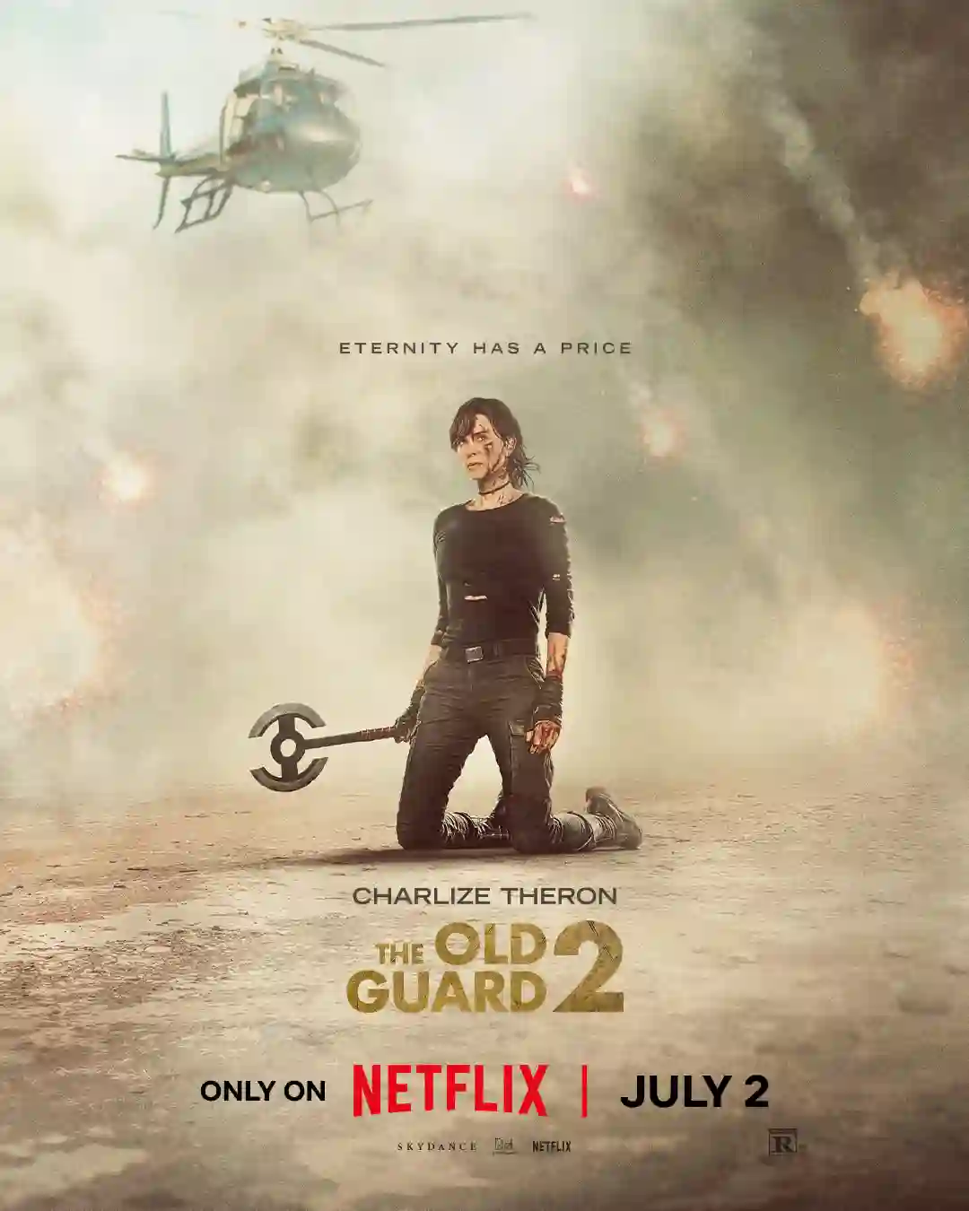 The Old Guard 2 (2025) NF WEBRip [Hindi – English] x265 Esubs